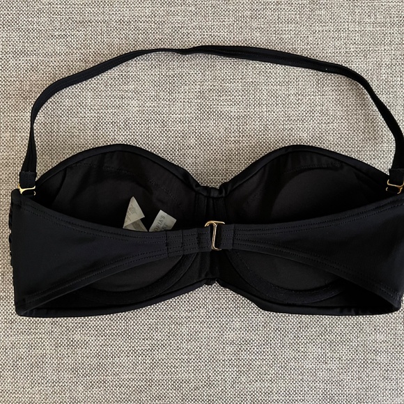 Victoria's Secret Black Bikini Top, Size 34C - Picture 4 of 6